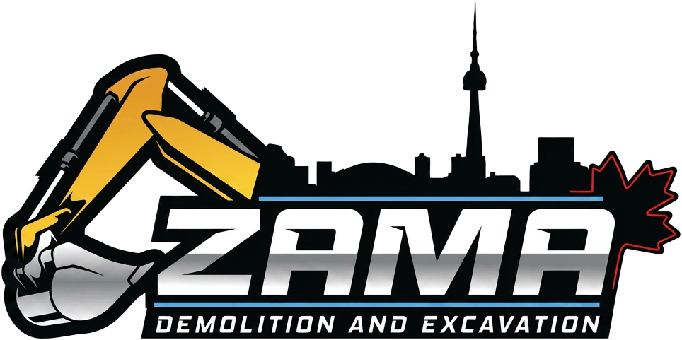 ZAMA Demolition and Excavation logo
